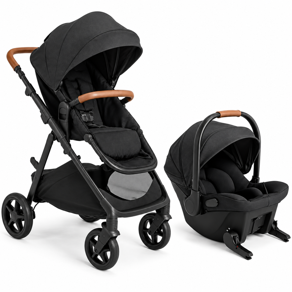 4-in-1 Baby Stroller Travel System with Infant Car Seat