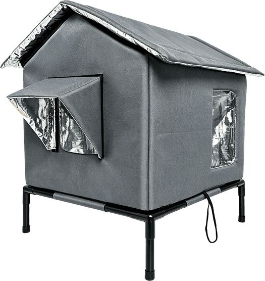 All-Weather Outdoor Cat Shelter – Waterproof & Foldable,Extra Large Insulated Outdoor Cat House