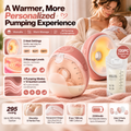 Wearable Breast Pump with Warm Massage & 48 Pumping Modes
