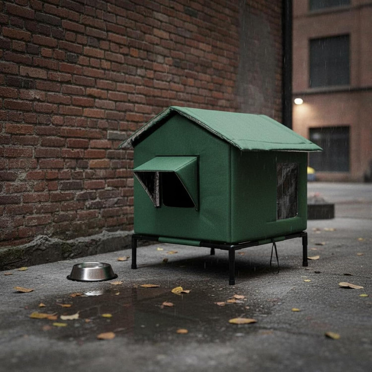 All-Weather Outdoor Cat Shelter – Waterproof & Foldable,Extra Large Insulated Outdoor Cat House